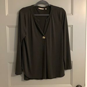 Blouse soft surroundings black dressy